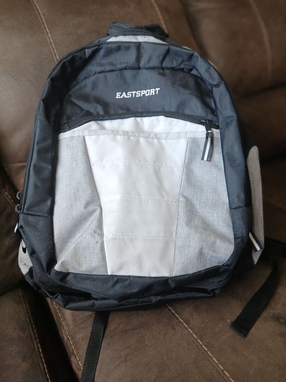 Eastsport Men's Grey and Black Backpack